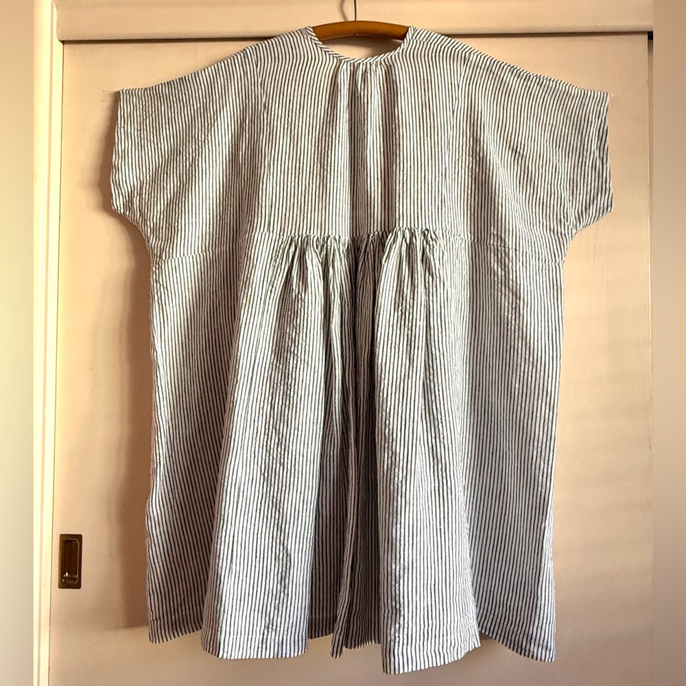 Maiwa Amber Tunic 💘🤩 Linen Top Smock OS Like New M L XL - Picture 5 of 5